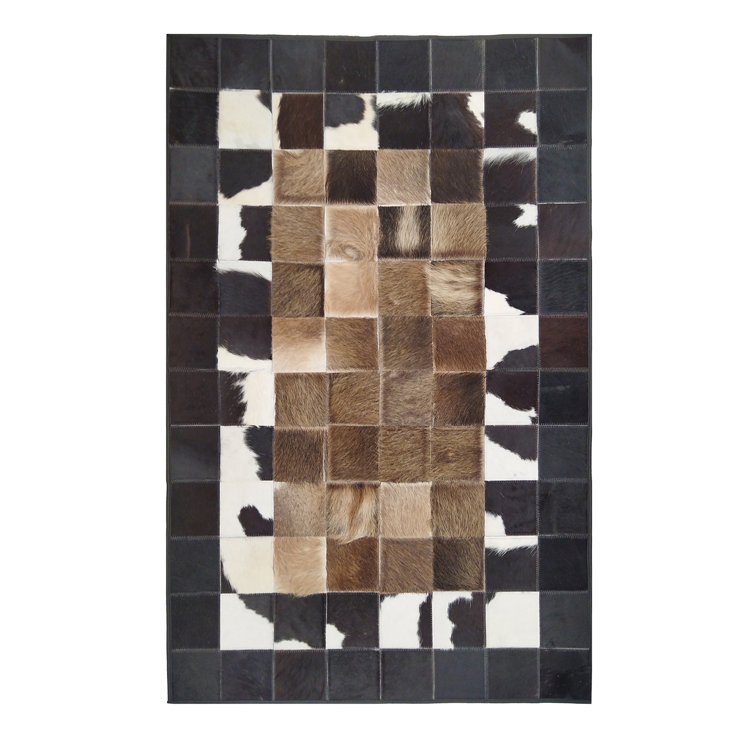 کلاژ فرش پوست و چرم کمالی مدل AD-0565