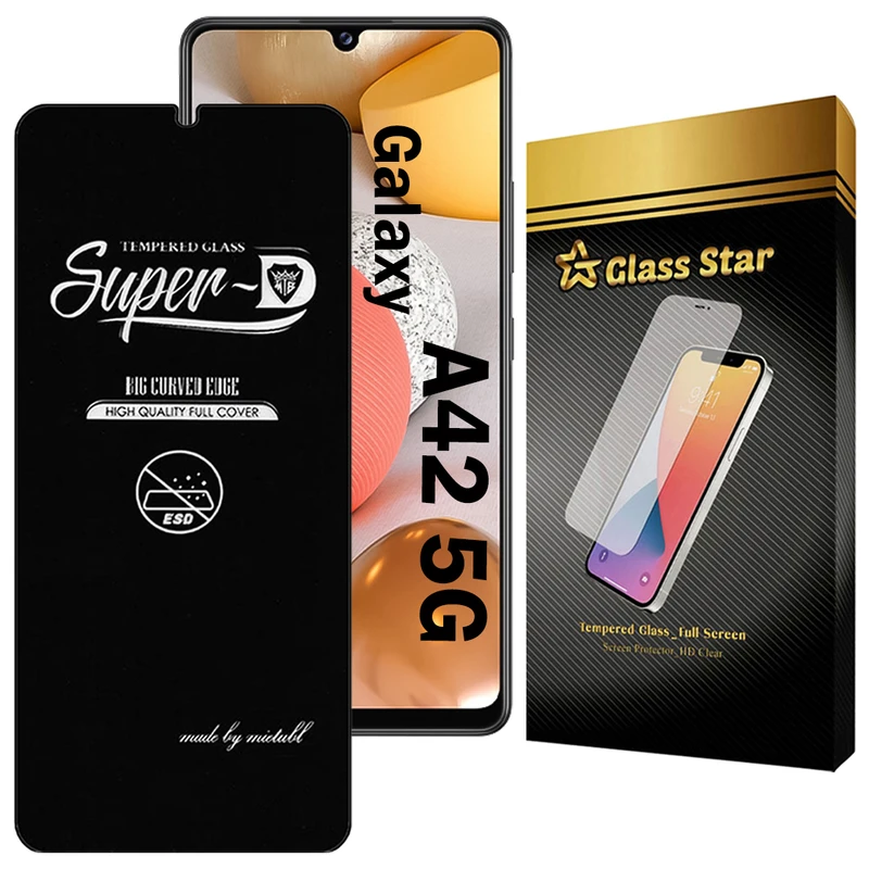 محافظ صفحه نمایش گلس استار مدل SUPERDNS مناسب برای گوشی موبایل سامسونگ Galaxy A42 5G