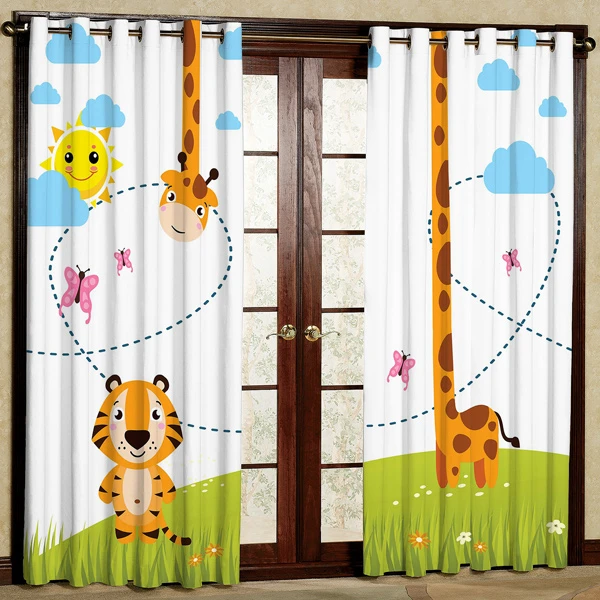 پرده مدل هازان پانچی کد 1 سایز 280x140 سانتی متر