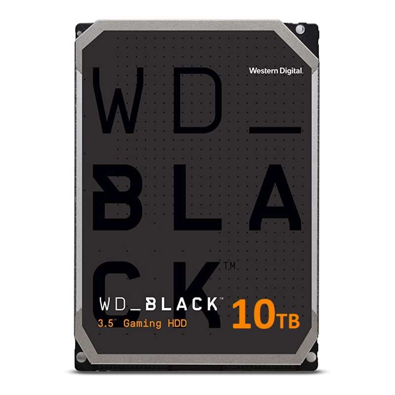  هارددیسک اینترنال وسترن دیجیتال مدل Black WD101FZBX ظرفیت 10 ترابایت