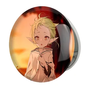 آینه جیبی خندالو طرح سیلفیت انیمه موشوکو تنسی مدل تاشو کد 24058 