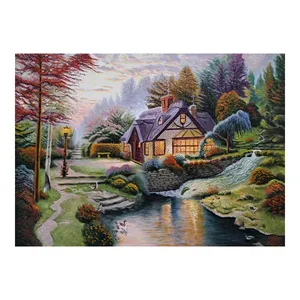 تابلو نقاشی رنگ روغن طرح طبیعت کد 50