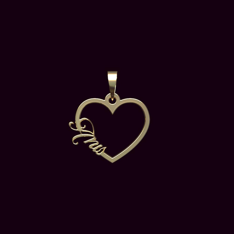 آویز گردنبند طلا 18 عیار زنانه مدوپد مدل اسم آنیس anis کد PB1-10273