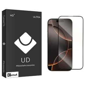 محافظ صفحه نمایش کوکونات مدل UDB مناسب برای گوشی موبایل اپل iPhone 16 Pro Max
