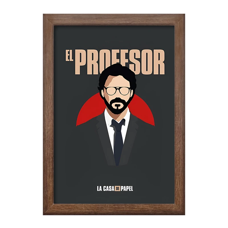 تابلو خندالو طرح پروفسور خانه کاغذی کد F10130