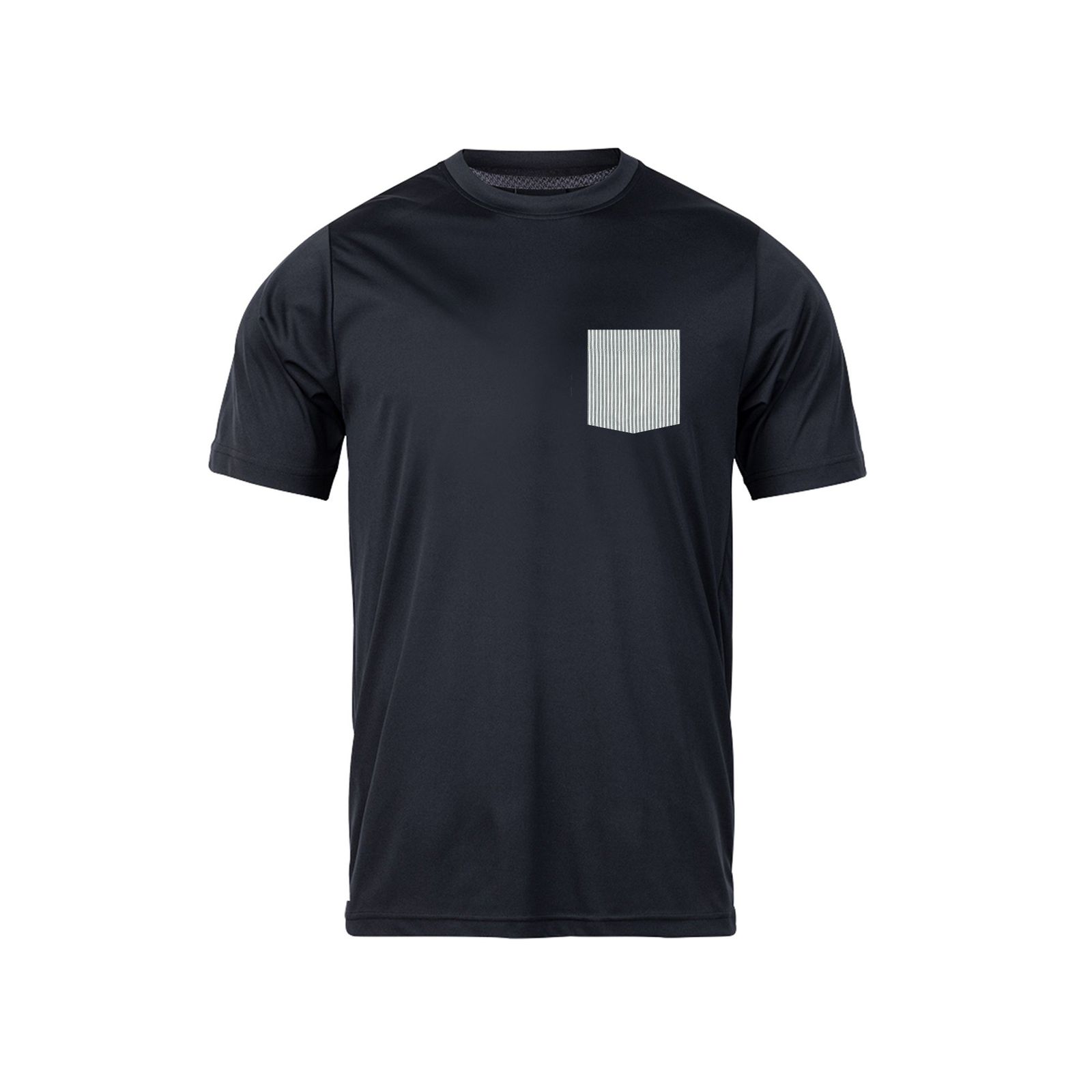 تی شرت آستین کوتاه مردانه رانژ مدل  جیب دار 23RA04 – 401 رنگ مشکی