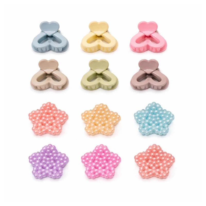 کلیپس مو دخترانه مدل نیلو مجموعه 12 عددی