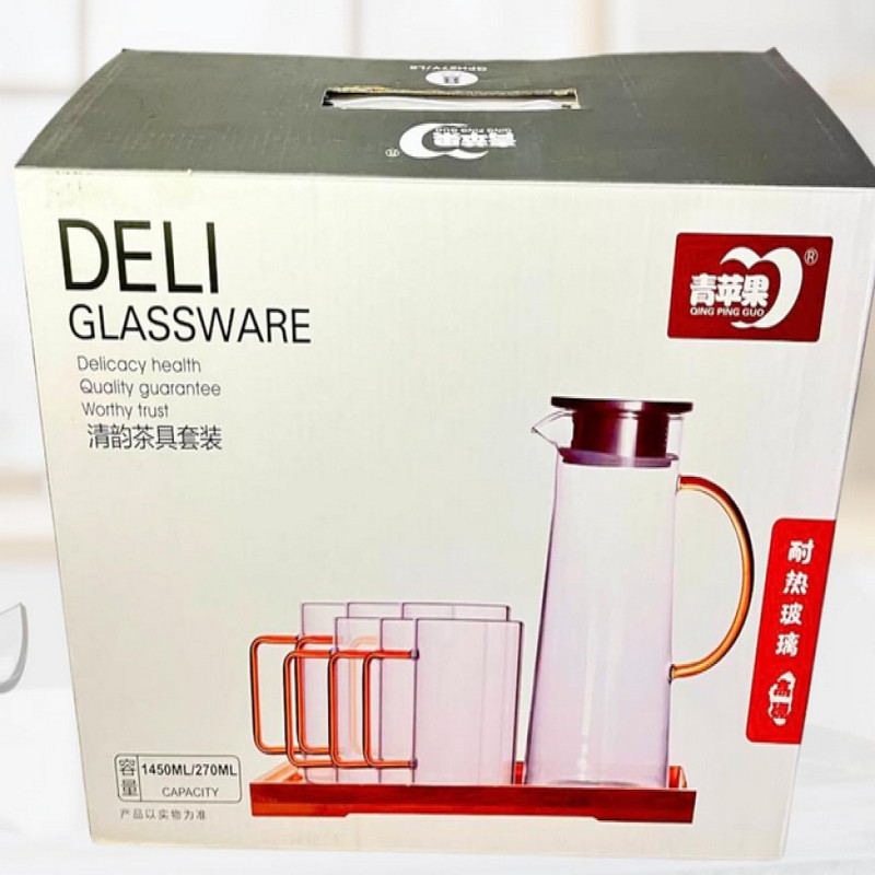 سرویس پارچ و لیوان ۸ پارچه دلی کد ۴۲۶