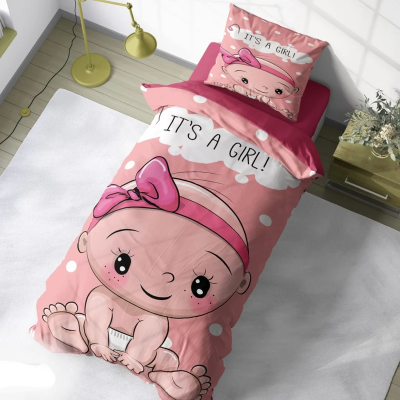 سرویس خواب 1 نفر 4 تکه مدل نی نی کوچولو کد 907