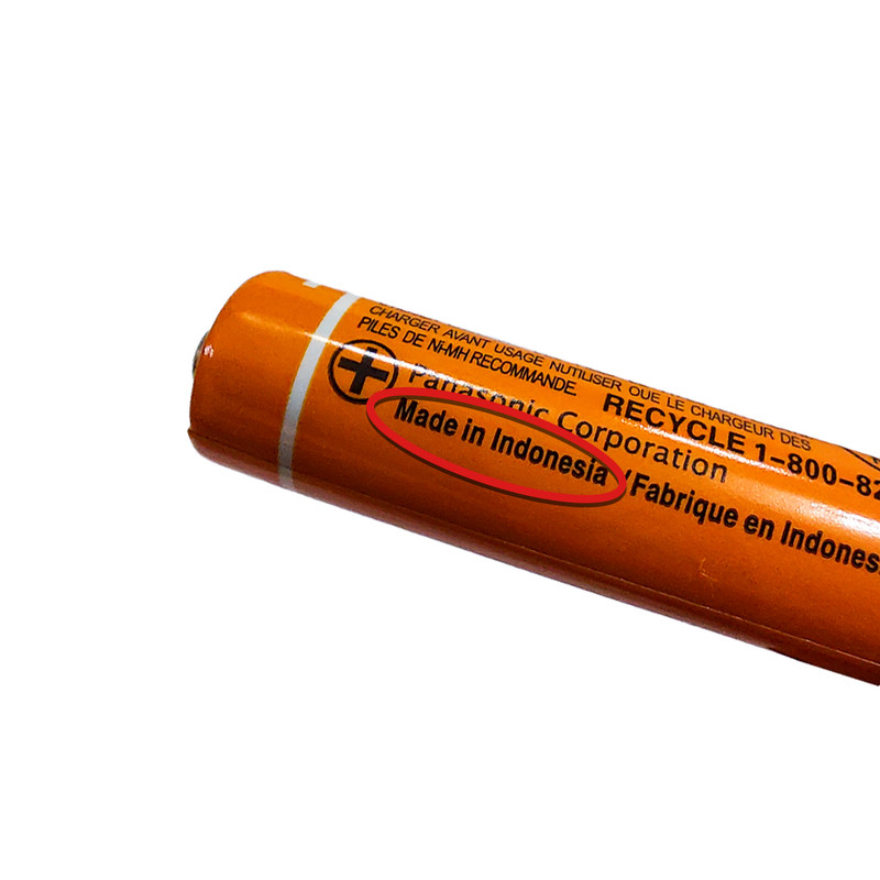باتری تلفن بی سیم پاناسونیک مدل HHR-63AAABU کد 1.2V بسته 4 عددی