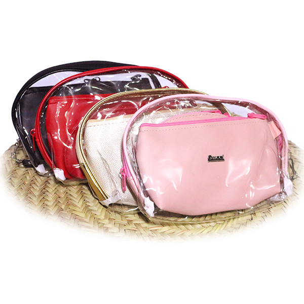 کیف لوازم آرایشی زنامه مدل روژیا مجموعه 3عددی