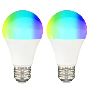 لامپ 9 وات مدل RGB کد 1601 پایه E27 بسته 2 عددی