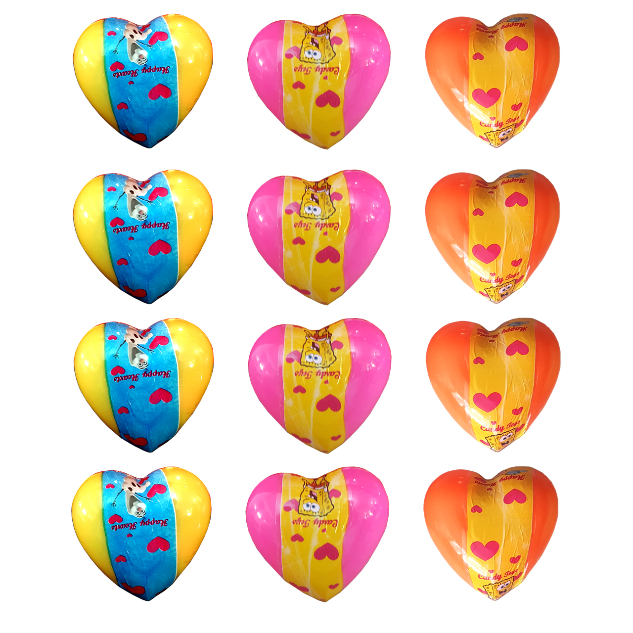 اسباب بازی شانسی مدل قلب مجموعه ۱۲ عددی