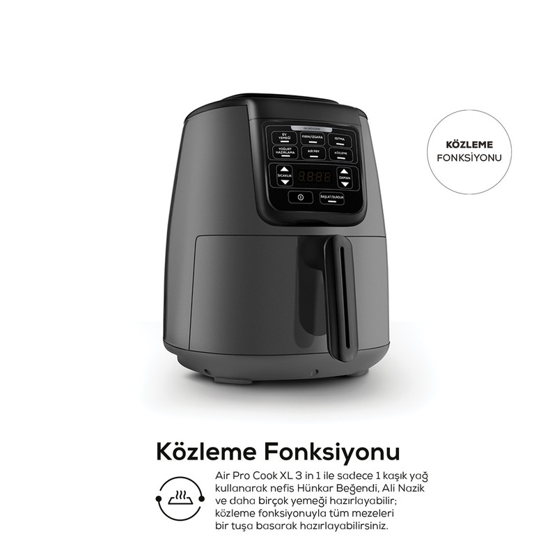 هواپز 4 لیتری کاراجا مدل Air Pro Cook 3 in 1 XL
