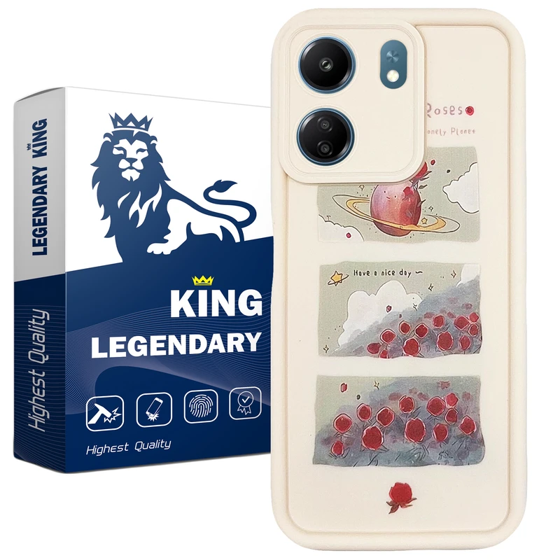 کاور لجندری کینگ طرح 3TASVIR مناسب برای گوشی موبایل شیائومی Redmi 13C / Poco C65