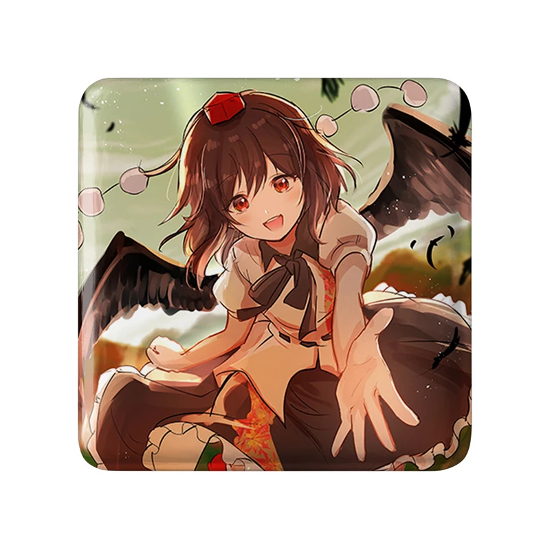 پیکسل خندالو طرح بازی توهو (Touhou) مدل مربعی کد 35742