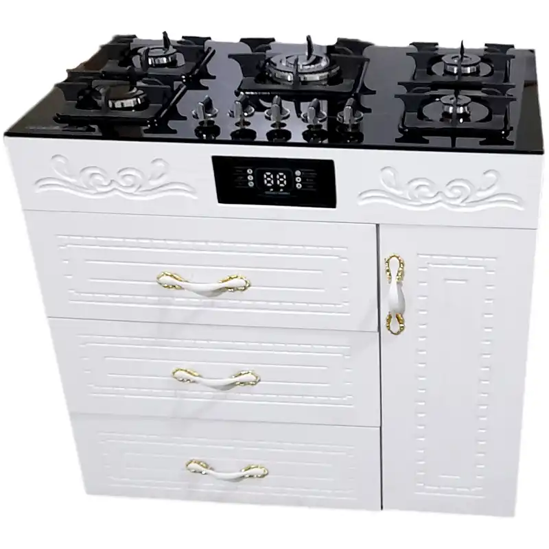 اجاق گاز 5 شعله هاکان مدل سه کشو یک درب