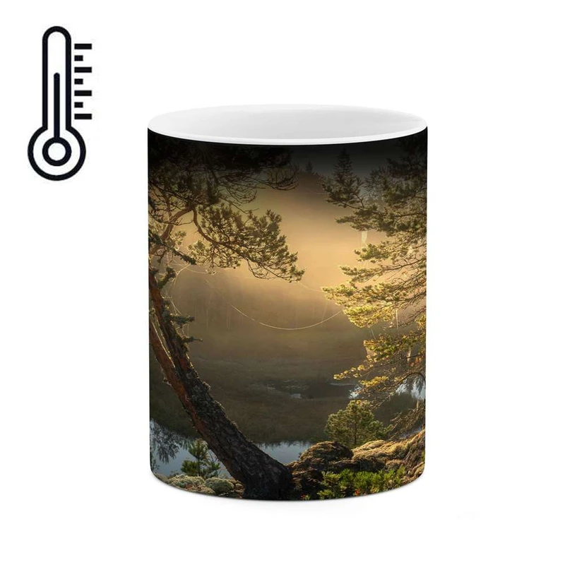 ماگ حرارتی کاکتی مدل منظره کد mgh16126