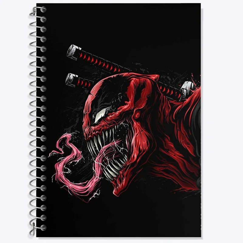 دفتر لغت 50 برگ خندالو مدل ونوم Venom کد 27322