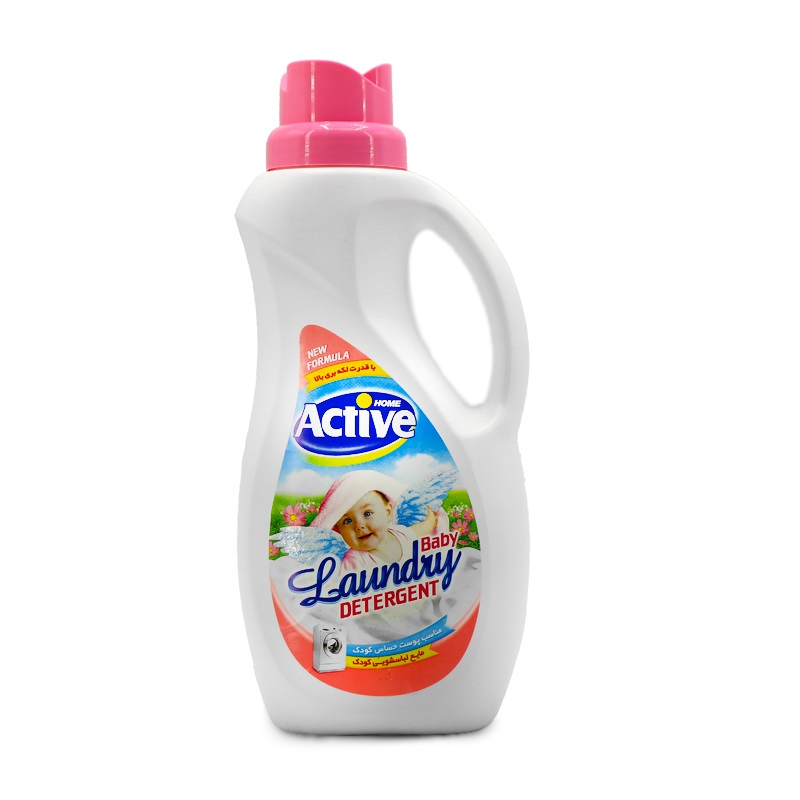 مایع لباسشویی کودک اکتیو مدل Baby وزن 1500 گرم بسته 3 عددی