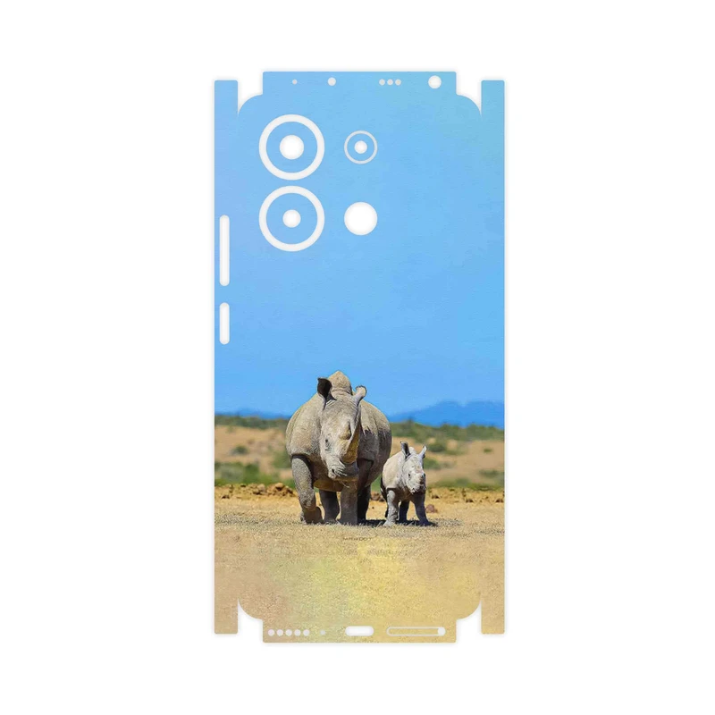 برچسب پوششی ماهوت مدل Rhino-FullSkin مناسب برای گوشی موبایل شیائومی Redmi Note 13 4G
