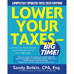 کتاب Lower Your Taxes اثر Sandy Botkin انتشارات McGraw Hill