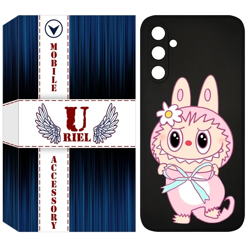 کاور یوریل مدل KSH کد 146 طرح عروسک لبوبو مناسب برای گوشی موبایل سامسونگ Galaxy A54