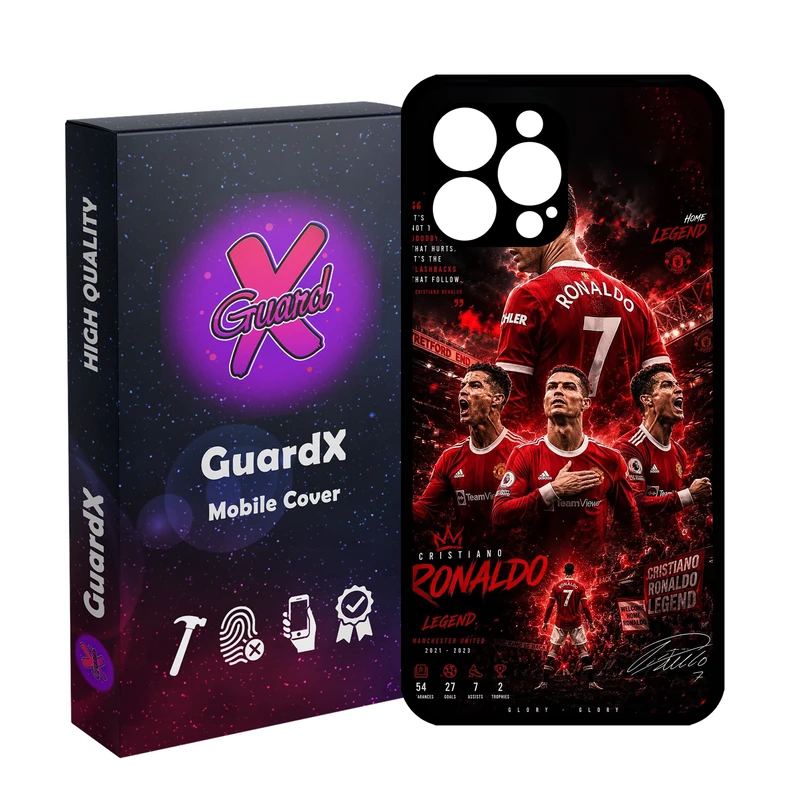 کاور گارد ایکس طرح Ronaldo مدل 11091 مناسب برای گوشی موبایل اپل iPhone 12 Pro