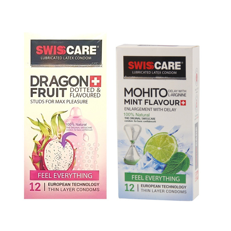 کاندوم سوئیس کر مدل Mohito DRAGON FRUIT مجموعه 2 عددی کاندوم سوئیس کر مدل Mohito DRAGON FRUIT مجموعه 2 عددی
