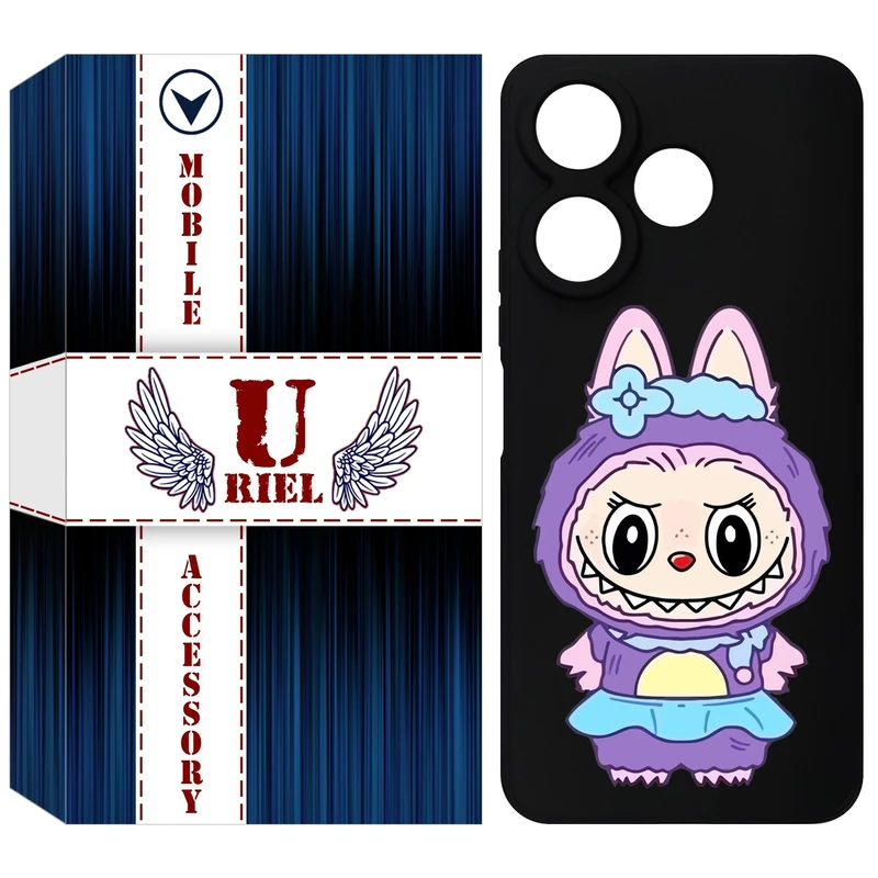کاور یوریل مدل KSH کد 141 طرح عروسک لبوبو مناسب برای گوشی موبایل شیائومی Redmi 13x / 13 4G / Poco M6 4G