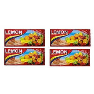کیسه فریزر لمون مدل چسبی 4 بسته 100 عددی