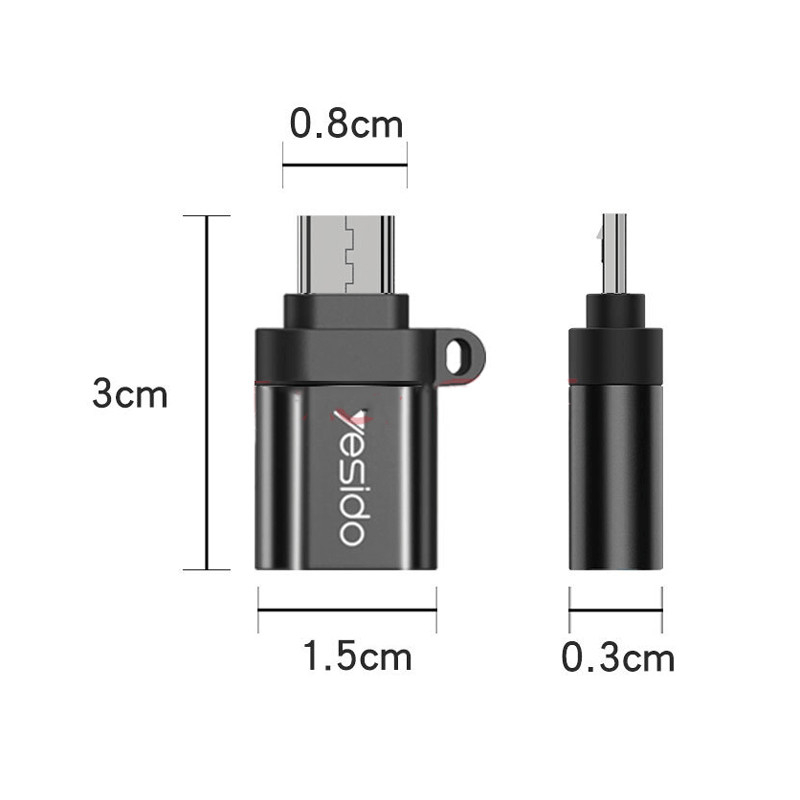 مبدل MicroUSB2.0 به OTG یسیدو مدل GS07