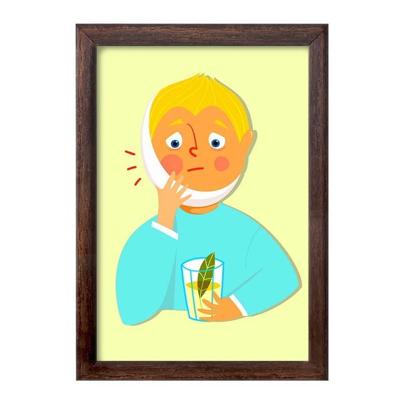 تابلو خندالو طرح دندان و دندانپزشکی کودکانه کد 27768