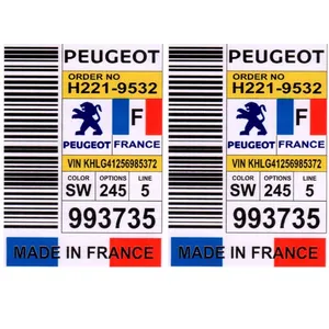 برچسب بدنه خودرو مدل 203 بسته 2 عددی