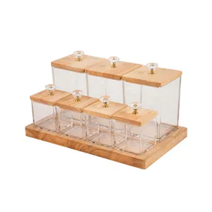 ست ادویه 8 پارچه مدل کف چوبی کد DH2203