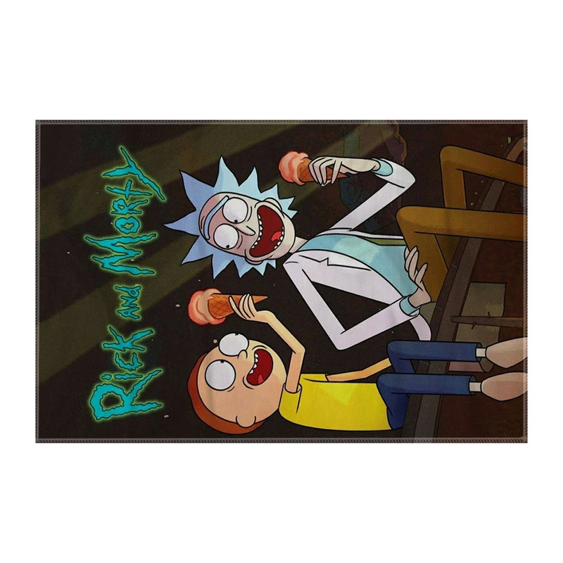 کاغذ کادو ترمه طراحان ایده مدل سریال ریک و مورتی، Rick and Morty کد strm1032