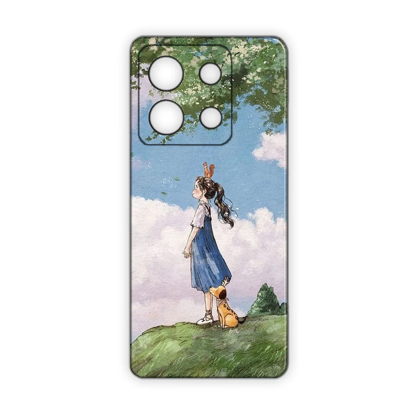 کاور مدل دخترانه کد 244 مناسب برای گوشی موبایل شیائومی Redmi Note 13 4G