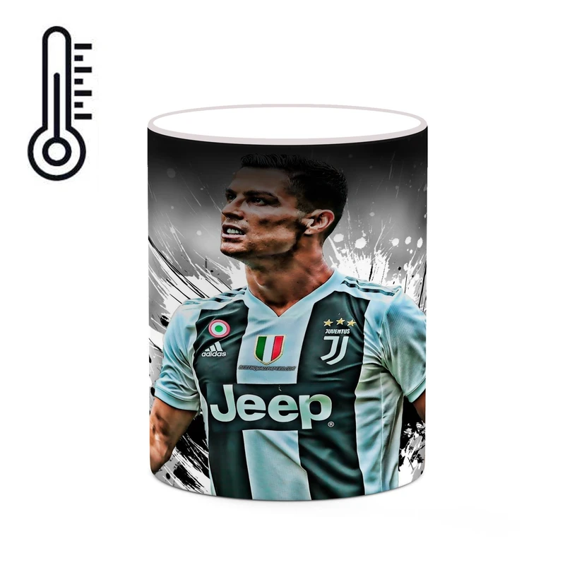 ماگ حرارتی کاکتی طرح Ronaldo رونالدو مدل mgh43177