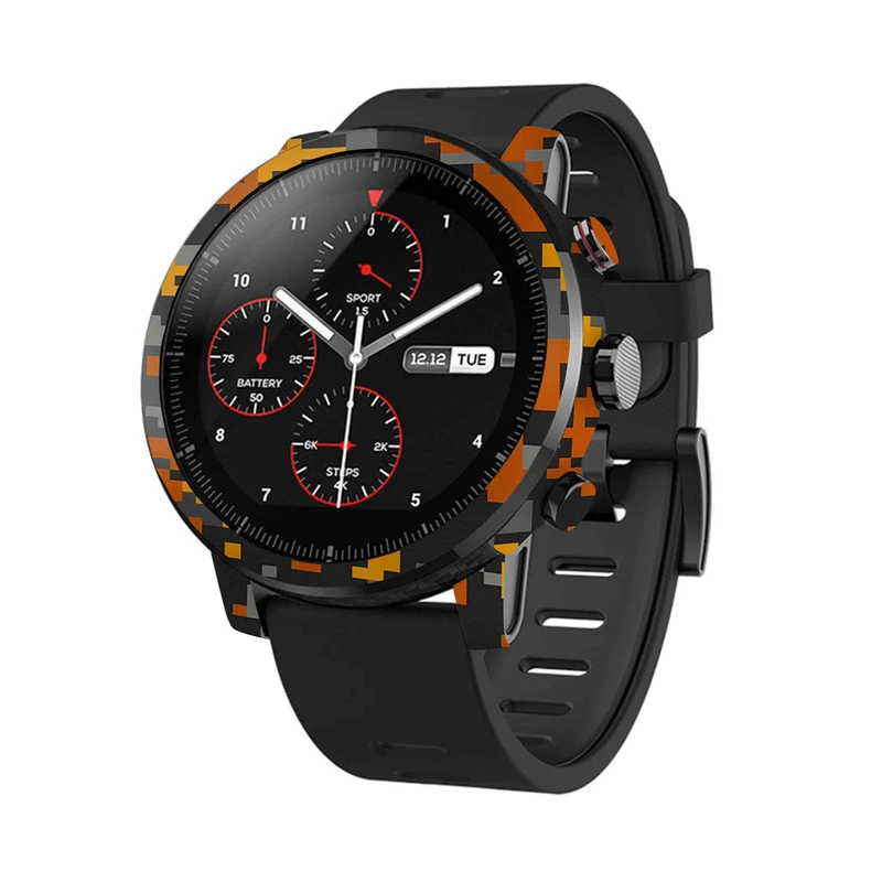  برچسب ماهوت طرح Army-Autumn-pixel مناسب برای ساعت هوشمند شیائومی Amazfit Stratos