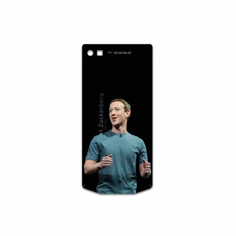 برچسب پوششی ماهوت مدل Mark-Zuckerberg مناسب برای گوشی موبایل بلک بری P9982