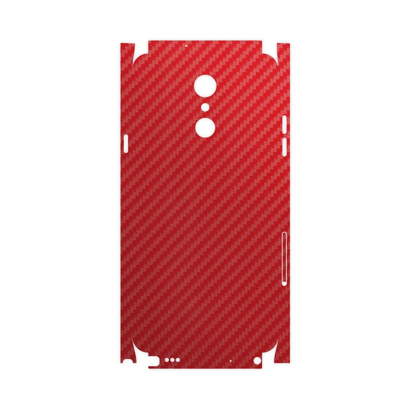 برچسب پوششی ماهوت مدل Red-Fiber-FullSkin مناسب برای گوشی موبایل ال جی Q Stylus