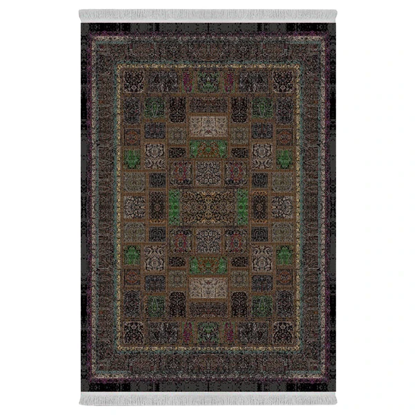 فرش پارچه‌ای دفه مدل فرشینه طرح مدرن کد 1065