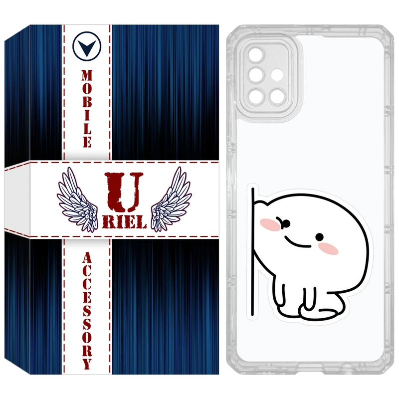 کاور یوریل مدل Clear کد 93 طرح لوس مناسب برای گوشی موبایل سامسونگ Galaxy A51