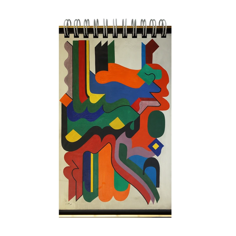 دفتر طراحی 40 برگ مدل خوشنویسی کد5