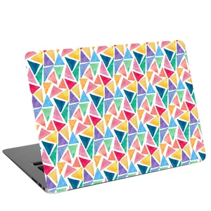استیکر لپ تاپ طرح  Colorful Watercolor Triangles کد G-245 مناسب برای لپ تاپ 15.6 اینچ