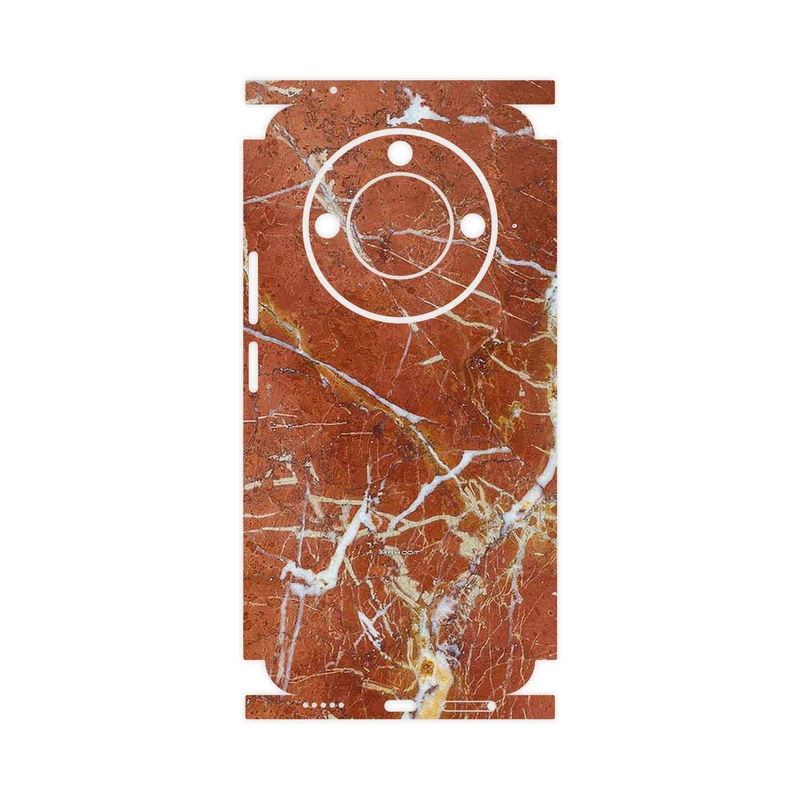 برچسب پوششی ماهوت مدل Red Marble-FullSkin مناسب برای گوشی موبایل آنر X9c Smart