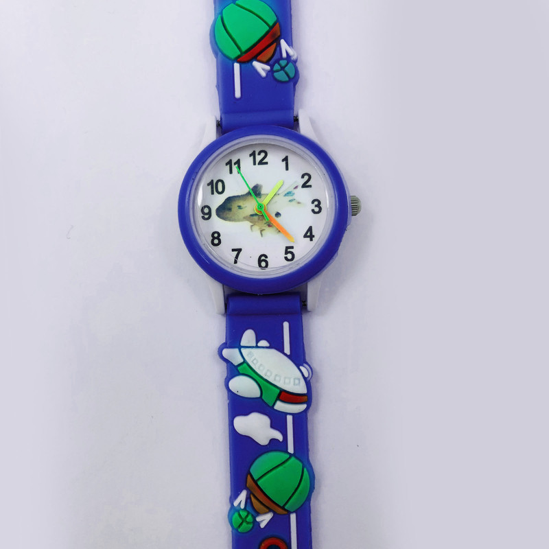 ساعت مچی عقربه ای بچگانه مدل هواپیما