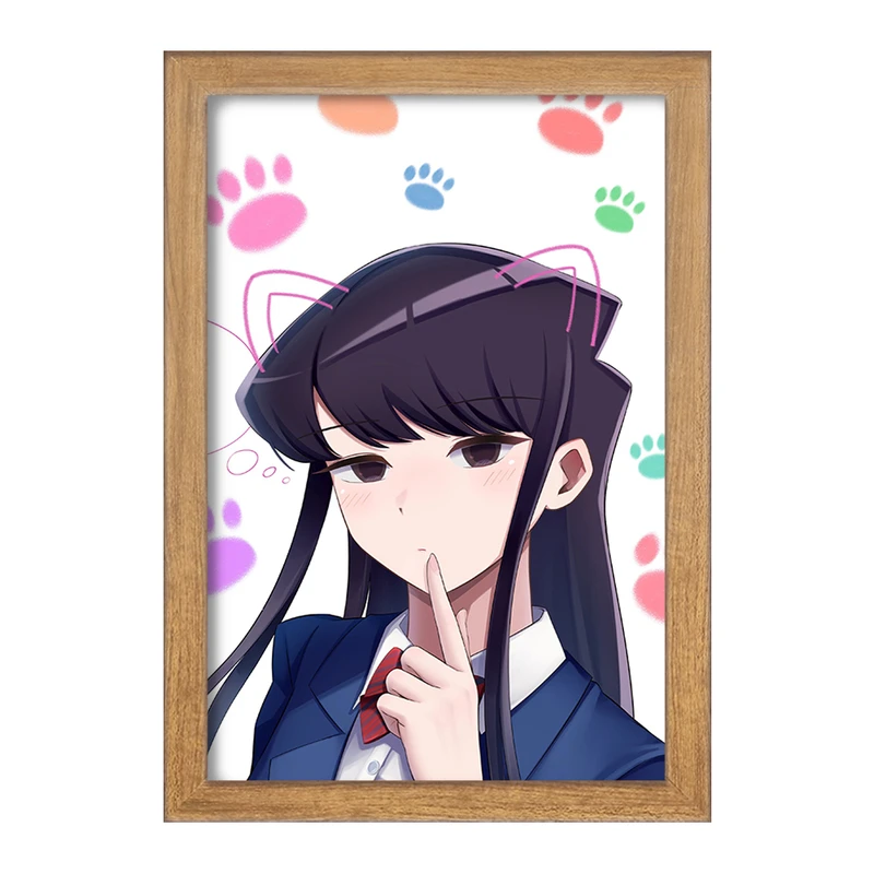 تابلو خندالو مدل انیمه کومی سان  کد 16088