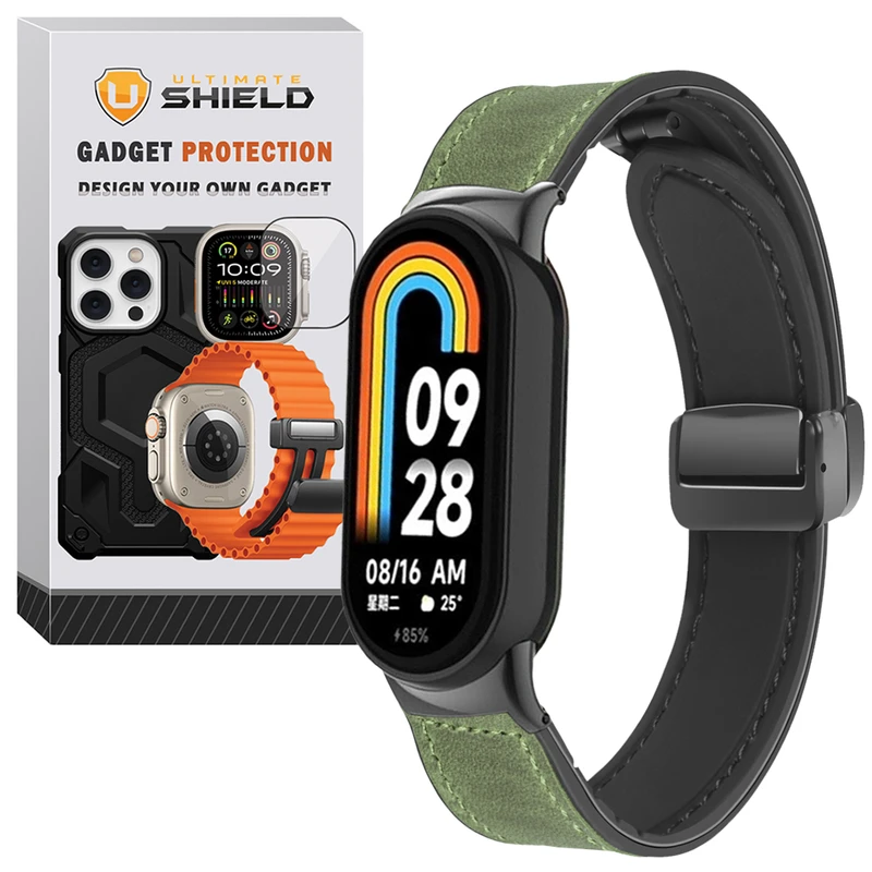 بند آلتیمیت شیلد مدل Smooth MGN مناسب برای ساعت هوشمند شیائومی Mi Band 8 (12mm)