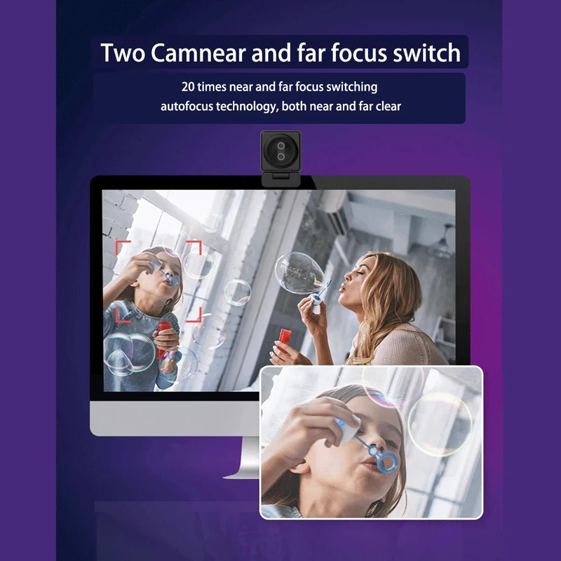 عکس شماره 2 : وب کم مدل 4k 12 mp 20x zoom dual lens auto focus